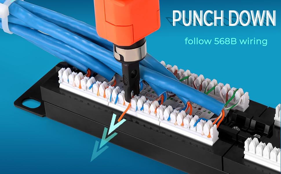 24 port cat6 patch panel