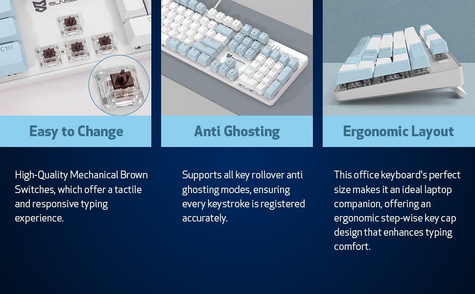 wireless mechanical gaming keyboard