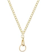 Ornaland Teacher Lanyard Gold Chain Lanyards for Keys for Women for Nurse Student or As a Gift(Tw...