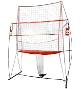 JOLORLY Volleyball Practice Net Station