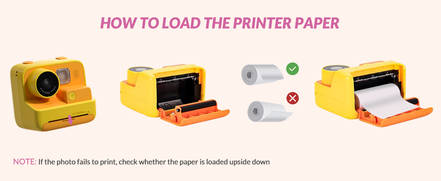 How to load the printer paper
