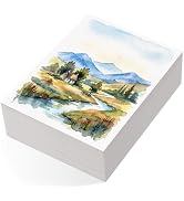 240 Sheets Watercolor Paper Bulk, 110 lb/230 GSM Cold Press Paper White Water Color Paper for Dra...