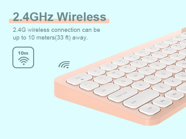 Wireless keyboard and mouse