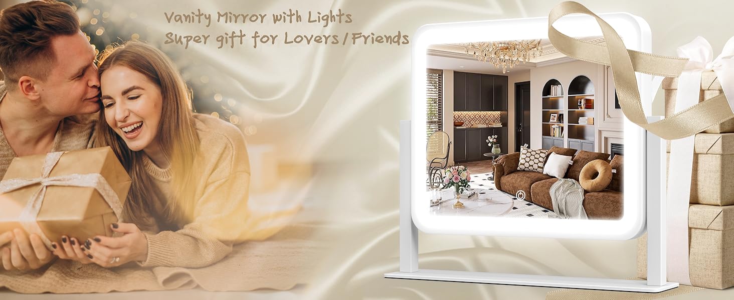 small desk mirror lighted make up mirror vanity decor led mirror for bathroom large mirror gifts