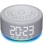 White Noise Sound Machine Alarm Clock