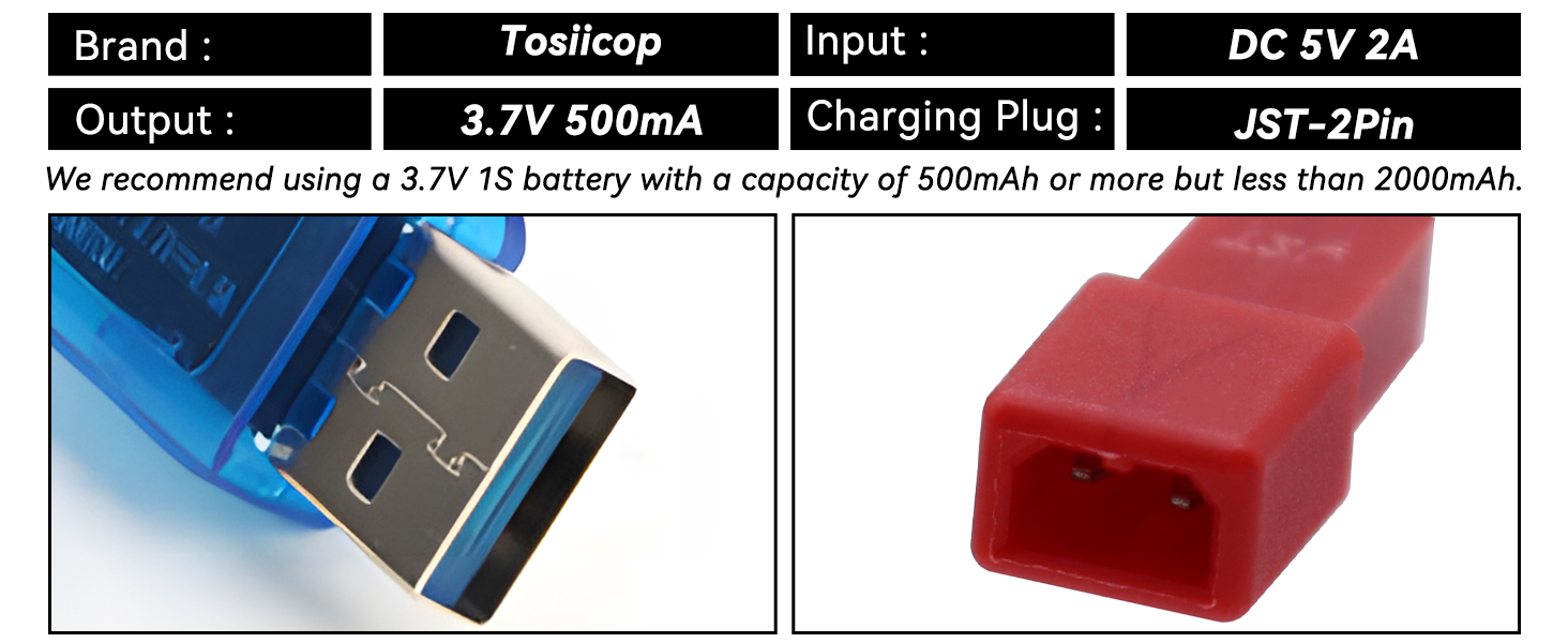3.7V 1S Lithium Battery Charging Cable07