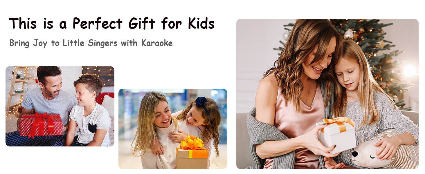 EWA Metal Mini Karaoke Machine for Kids,Girls,Boys