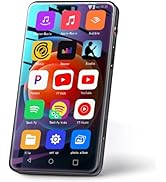 MYMAHDI MP3 Player with Bluetooth and WiFi Up to 1TB,4" Music Player Touch Screen with spearker, ...