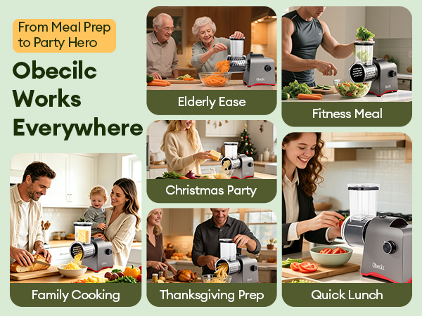 Upgraded 300W Electric Cheese Grater