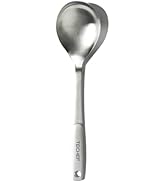 ChefCore 304 Stainless Steel Cooking Spoon with Ergonomic Handle, One-Piece Unibody Design, Rustp...