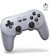 8Bitdo Pro 2 Bluetooth Controller for Switch/Switch 2, Hall Effect Joysticks, 2 Pro Back Paddle B...