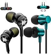 Couple USB C Headphones with Mic for Oneplus Open 11 10T, Hi-Fi Stereo Earbuds Magnetic Wired Ear...