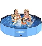 Meowant Foldable Dog Pool, Hard Plastic Dog Swimming Pools for Large Dogs, Collapsible Plastic Ki...