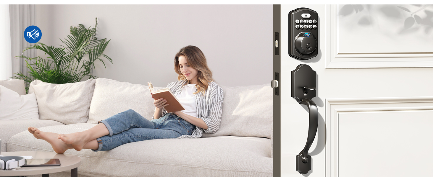 digital door lock with keypad set