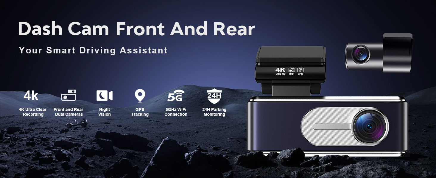 dash camera for cars,dash cam front and rear,dash cam