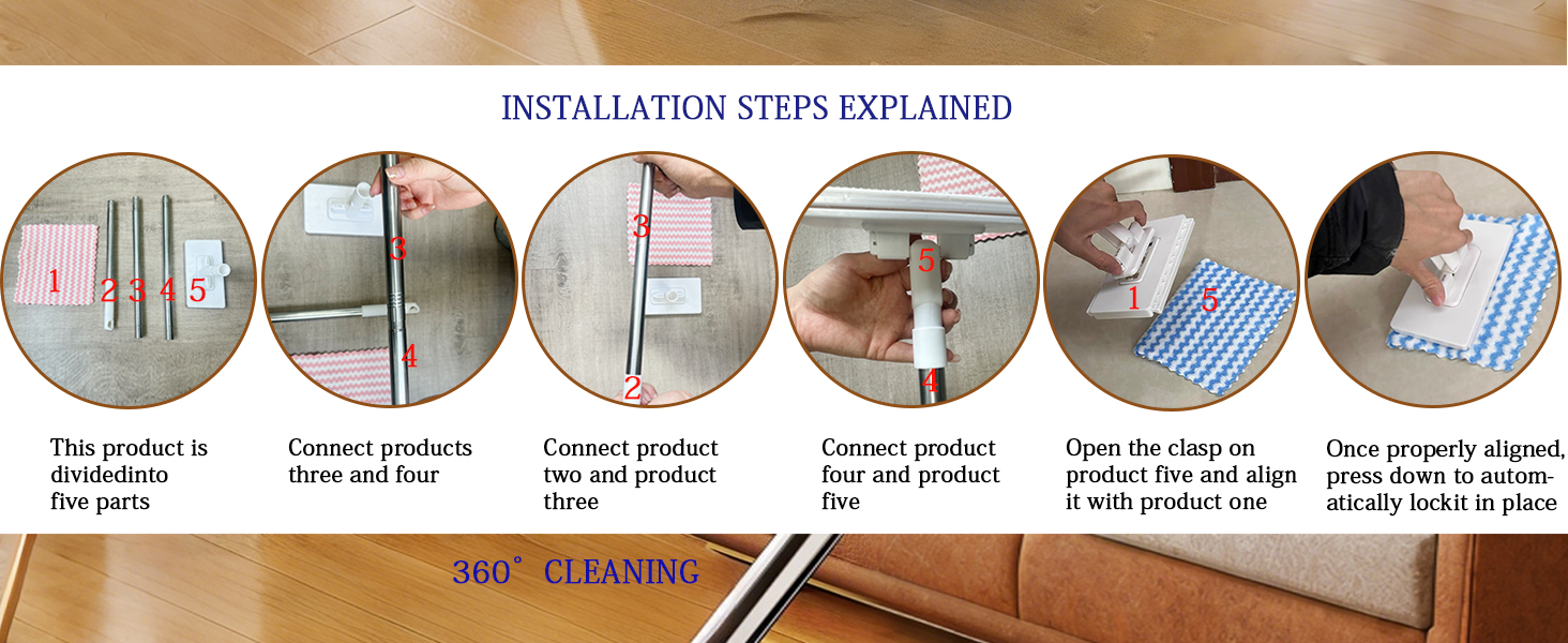 cloth changing mini mop