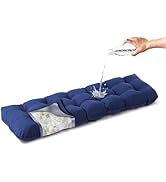 IPYNBAP Outdoor Tufted Bench Cushion, Waterproof Patio Furniture Cushion, Stitched Couch Cushions...