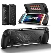 JSAUX Split Protective Case for Nintendo Switch 2, TPU Middle Frame &amp; PC Front Cover, Non-Slip Er...