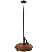 UBIQUA Cordless Table Lamp - LUME, Geometric Light Sculpture, Magnetic Charging, Adjustable Light...