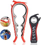 Latest Jar Opener Bottle Opener for Weak Hands, 6 in 1 Multi Function Can Opener Bottle Opener Ki...