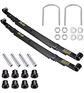 10L0L Golf Cart Heavy Duty 4-Leaf Rear Leaf Spring Kit for Club Car Precedent 2004-up, with Bushi...