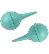 Comfort Axis Baby Nasal Aspirator and Ear Wax Bulb Syringe, Green, 3 Oz, Pack of 2