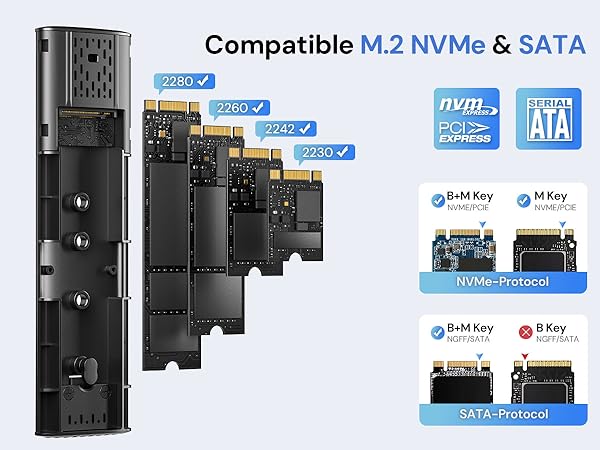 m.2 nvme ssd enclosure m.2 adapter nvme reader nvme adapter nvme enclosure usb c