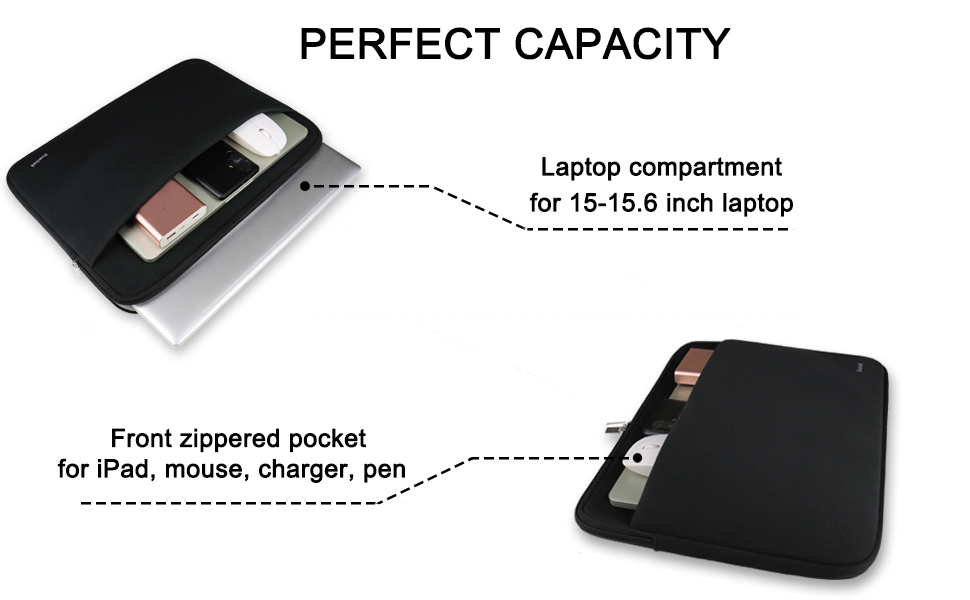 Laptop Sleeve Case, 15.6 inch Laptop Bag 
