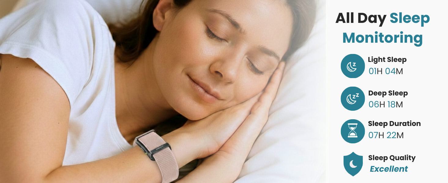 sleep tracking watch smart band for sleeping