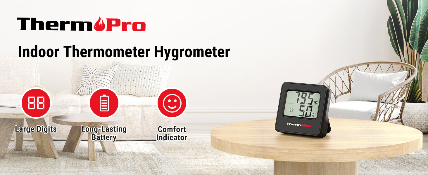 therm pro thermpro thermometer indoor thermometers barometers for the home humidity monitor