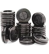 EASYEAH 1 Inch Rubber Grommet, 1" Drill Hole 3/4" Inside Diameter Rubber Hole Plugs, Synthetic Ru...