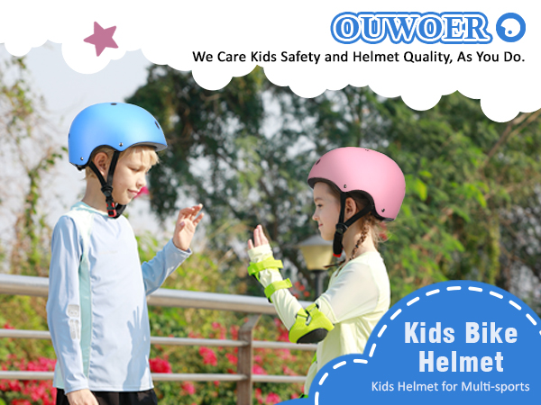 Ouwoer kids bike helmet