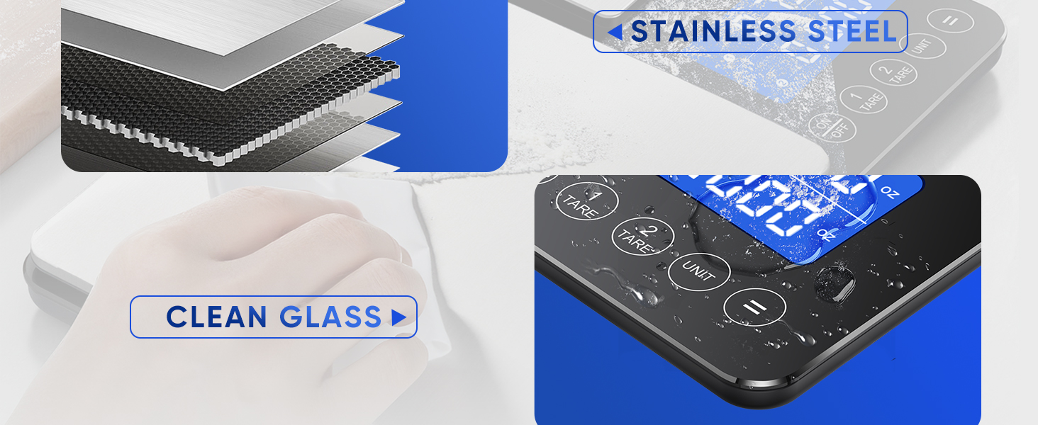 dual platform kitchen scale