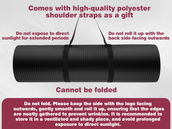 Comes with high-quality polyester shoulder straps as a gift