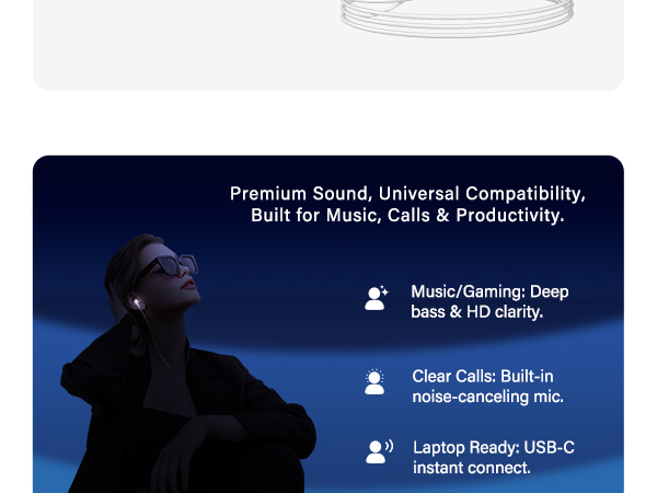 USB C Headphones