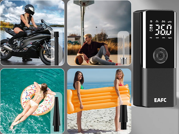 rechargeable tire inflator portable air compressor