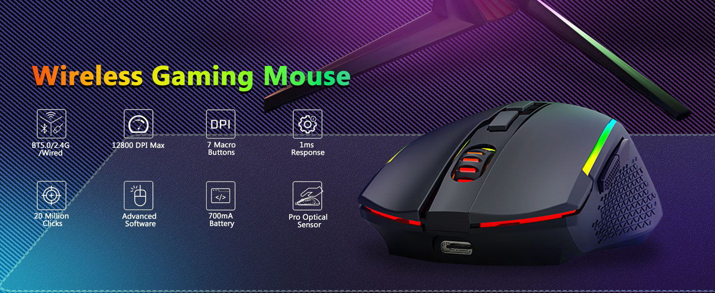 wireless gaming mouse