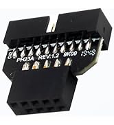 WENZIYAXU 19 Pin USB 3.0 Male to 9 Pin USB 2.0 Female Motherboard Adapter, PH23A REV:1.2
