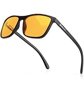 Bloomoak-99% Blue Green Light Blocking Glasses - Gaming Glasses - Anti Glare - Anti Fatigue -Suit...