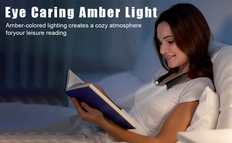 Eye caring amber light