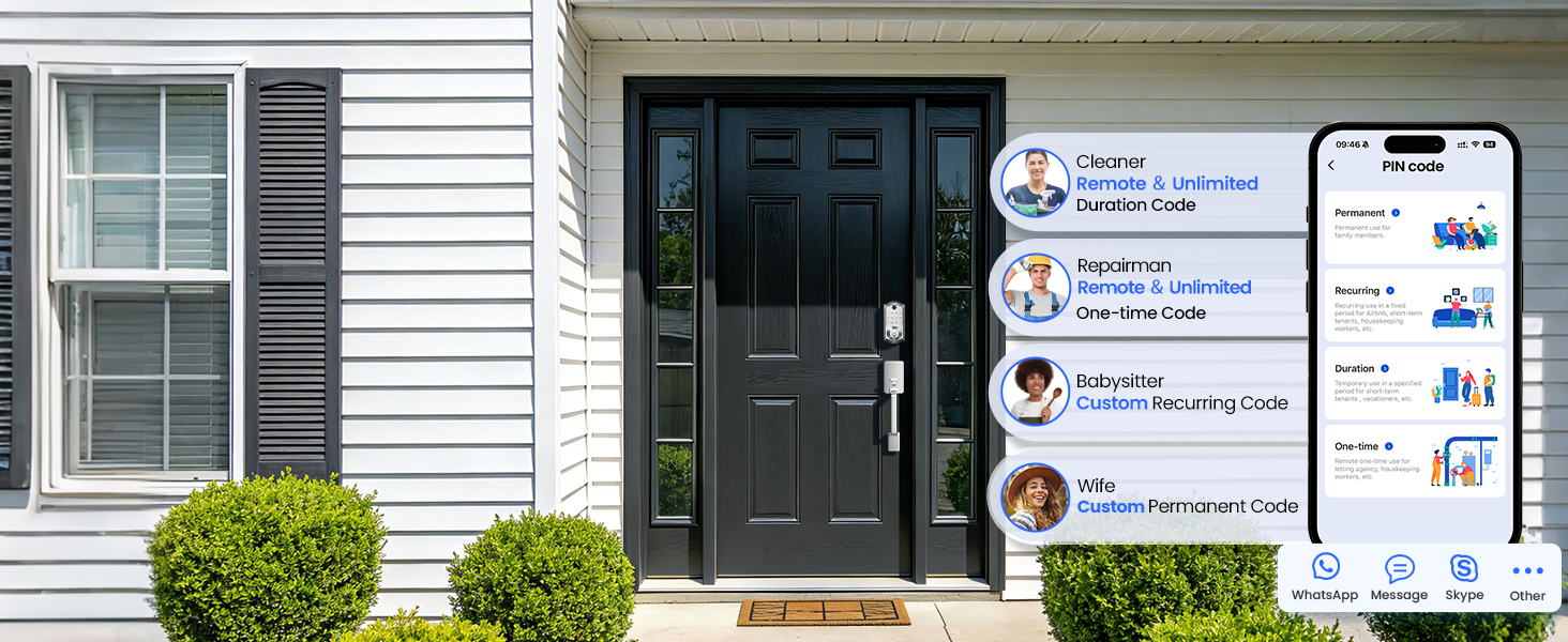 Veise Fingerprint Smart Door Lock