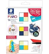 Staedtler FIMO Soft Polymer Clay - Oven Bake Clay for Jewelry, Sculpting, Crafting, 12 Assorted C...
