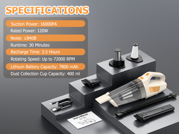 Hand Vacuum Cordless