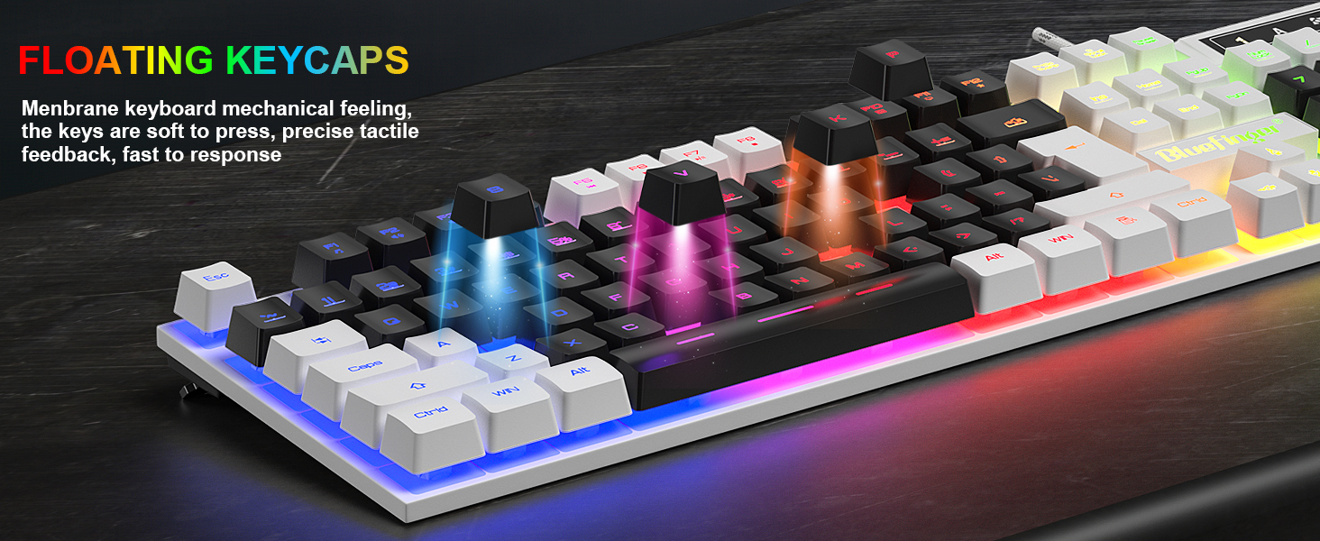 removable keys gaming keyboard
