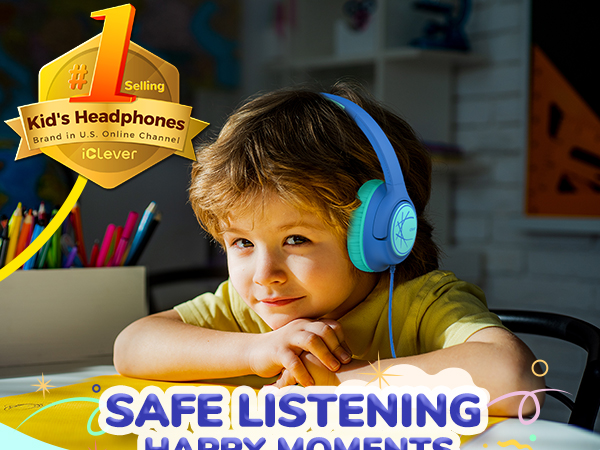 wired headphones for kids