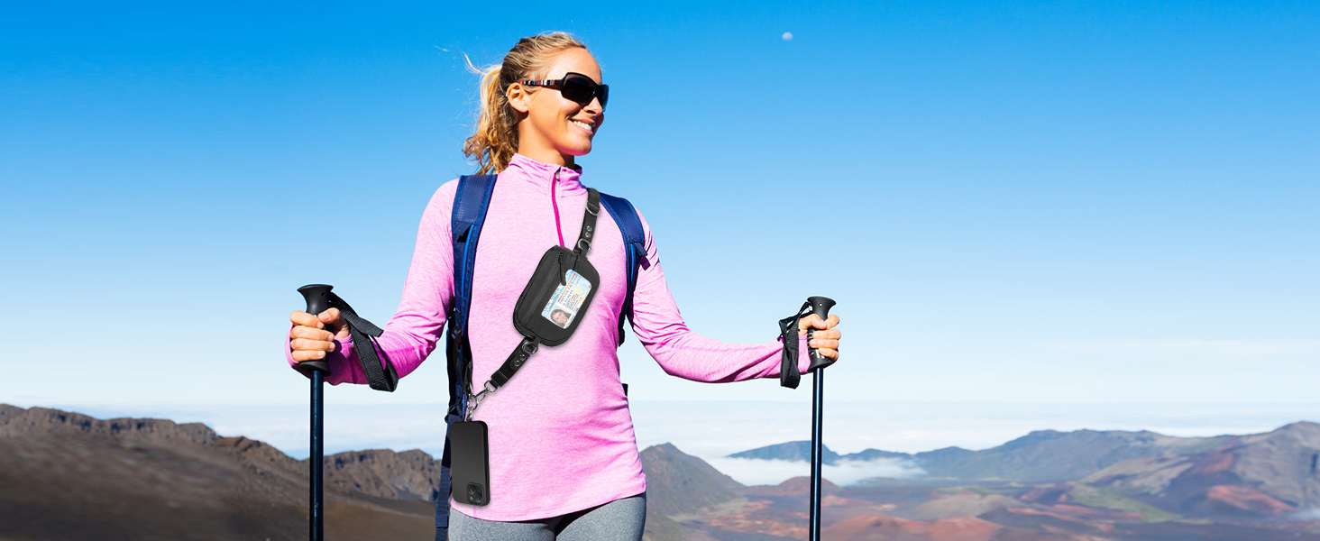 clip and go phone strap lanyard crossbody cross body adjustable cell wristlet wrist wallet rfid