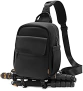 Cwatcun Small Camera Sling Bag Compact Camera Case, Crossbody Camera Bag with Tripod Strap, Trave...