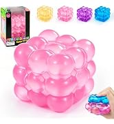 Ice Cube Squishy Fidget Toy, Squeeze Cube, Slow Rising Squeeze Cubes Fidget Toy, Sensory Stress R...