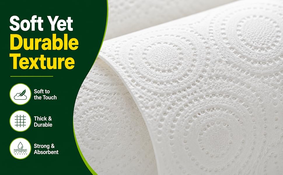 Strong &amp; Absorbent Towels That Tackle Spills Fast