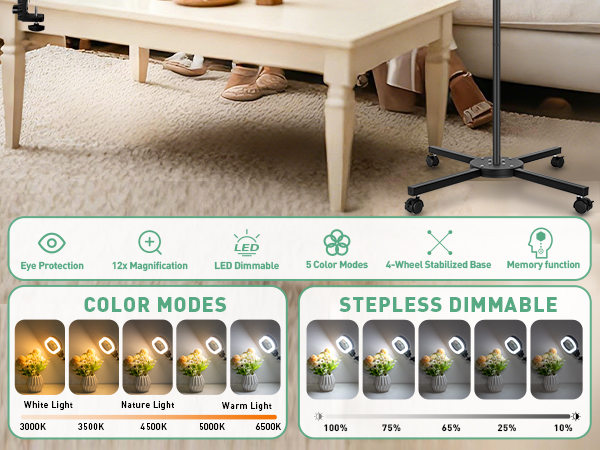 magnifying glass with light and stand lighted magnifying glass magnifier with light magnifying lamp